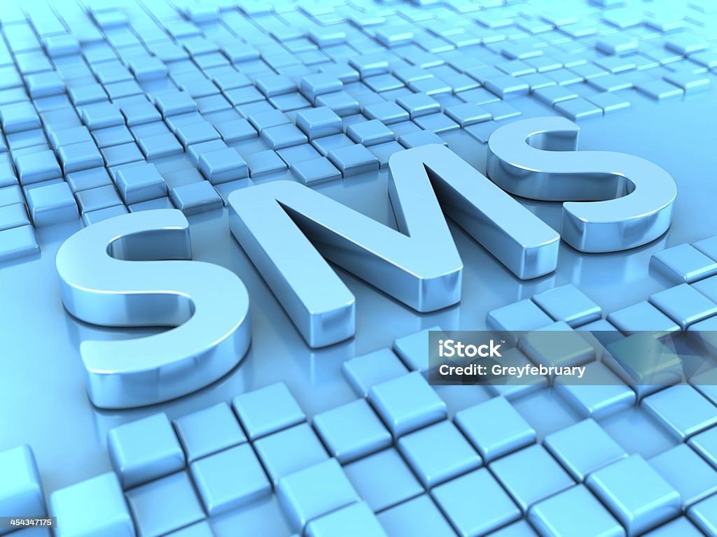 SMS - - Lizenzfrei Alphabet Stock-Foto