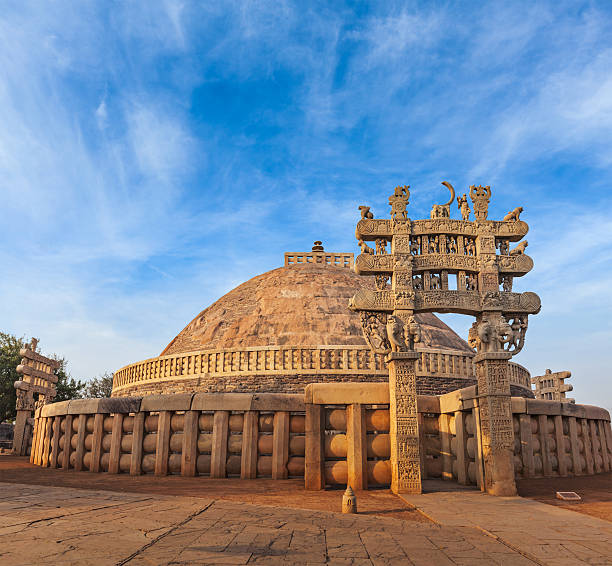 istock Great Stupa. Sanchi, Madhya Pradesh, India 454351033