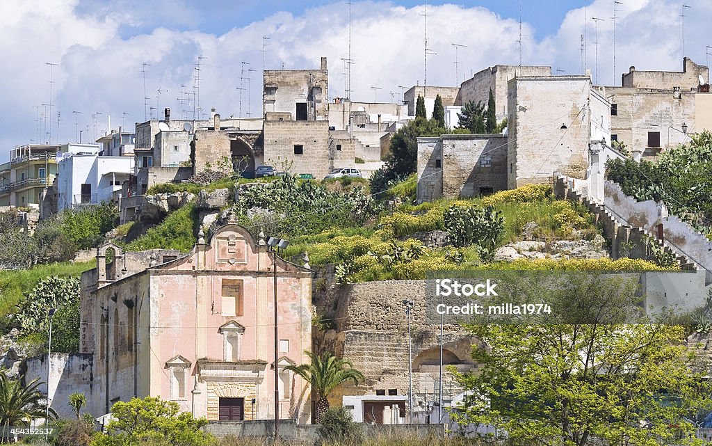 Panoramic view of Mottola. Puglia. Italy. Puglia Stock Photo