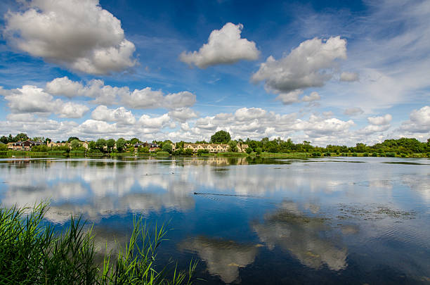 A visit on a small walk by the lake in Barton Marina, England Burton under Needwood
