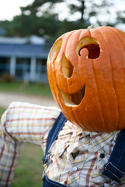 istock Happy Halloween from Pumpkin Face 454357153