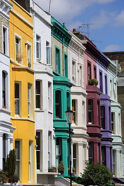 istock Pastel houses, Notting Hill - London 454357677