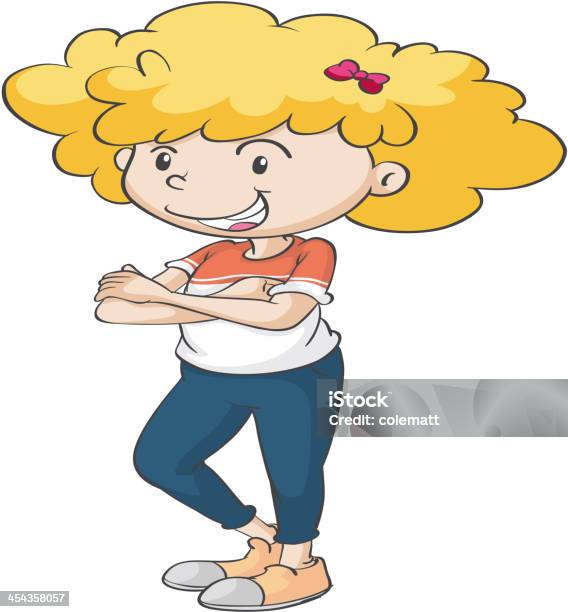 Girl Stock Illustration - Download Image Now - Adult, Adults Only, Blond Hair