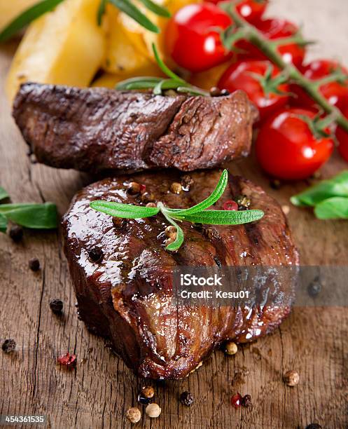 Delicious Beef Steak Stock Photo - Download Image Now - Barbecue - Meal, Barbecue Grill, Beef