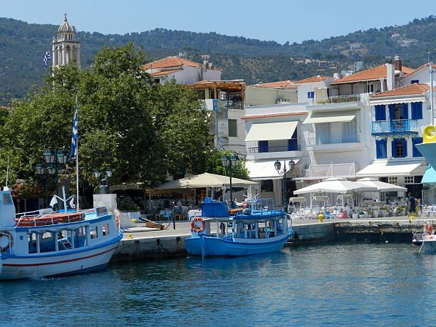 istock The port on island of Skiathos 454363287