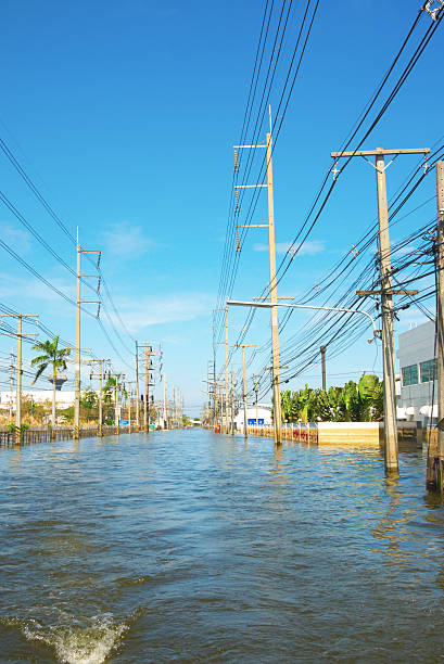 water flood stock photo