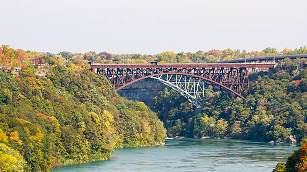 istock The Niagara Falls , USA and Canada border 454366355