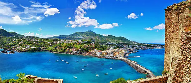 Photo of A scenic view of Ischia Island in Italy