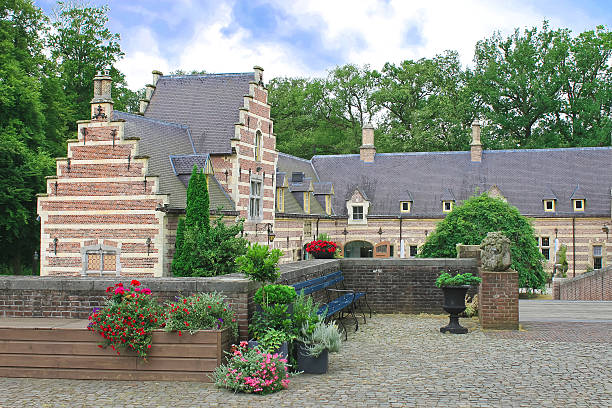istock Flowers in the castle Heeswijk. Netherlands 454372929