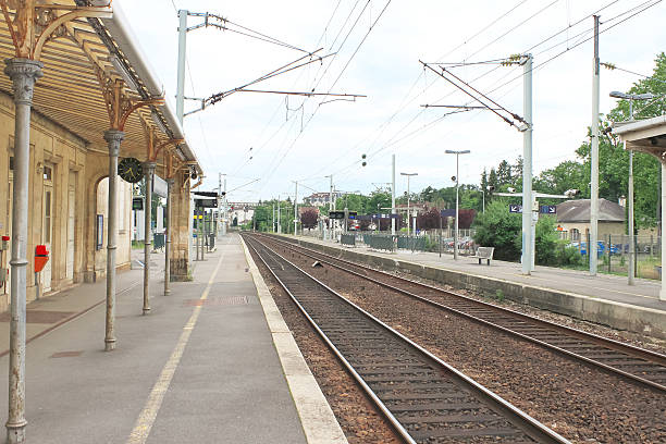 istock Perron provincial railway station. France 454372939