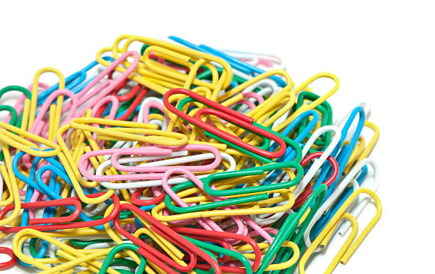 istock Colorful paper clip 454375345