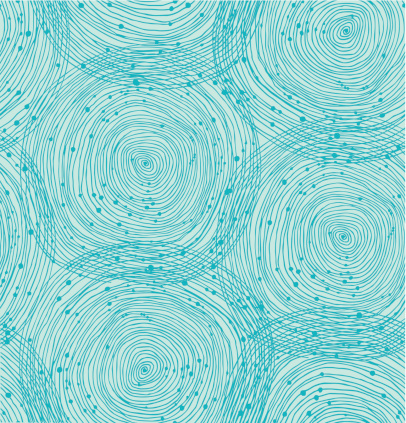 Turquoise spiral pattern