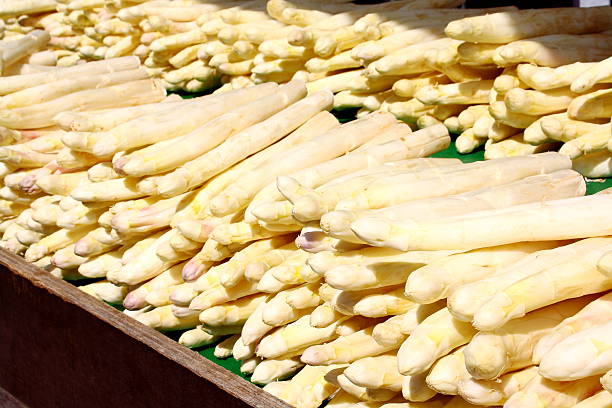istock Violet Asparagus on the stall 454398751