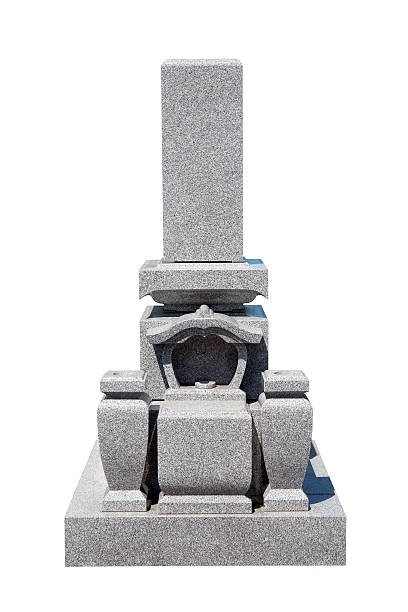 istock Japanese single tomb stone 454404491