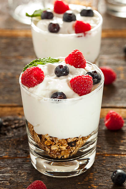 istock Homemade Organic Fresh Fruit Parfait 454404741