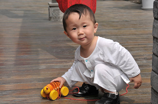 istock Lovely chinese baby 454405901