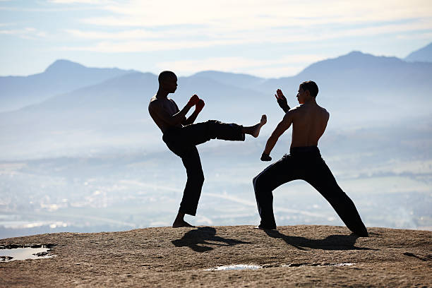 istock Dangerous competition in the mountains 454409645