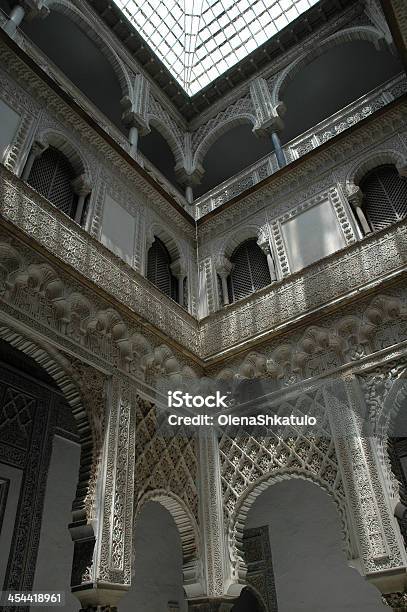 Alcazar Siviglia Spagna - Fotografie stock e altre immagini di Alcázar - Siviglia - Alcázar - Siviglia, Andalusia, Architettura