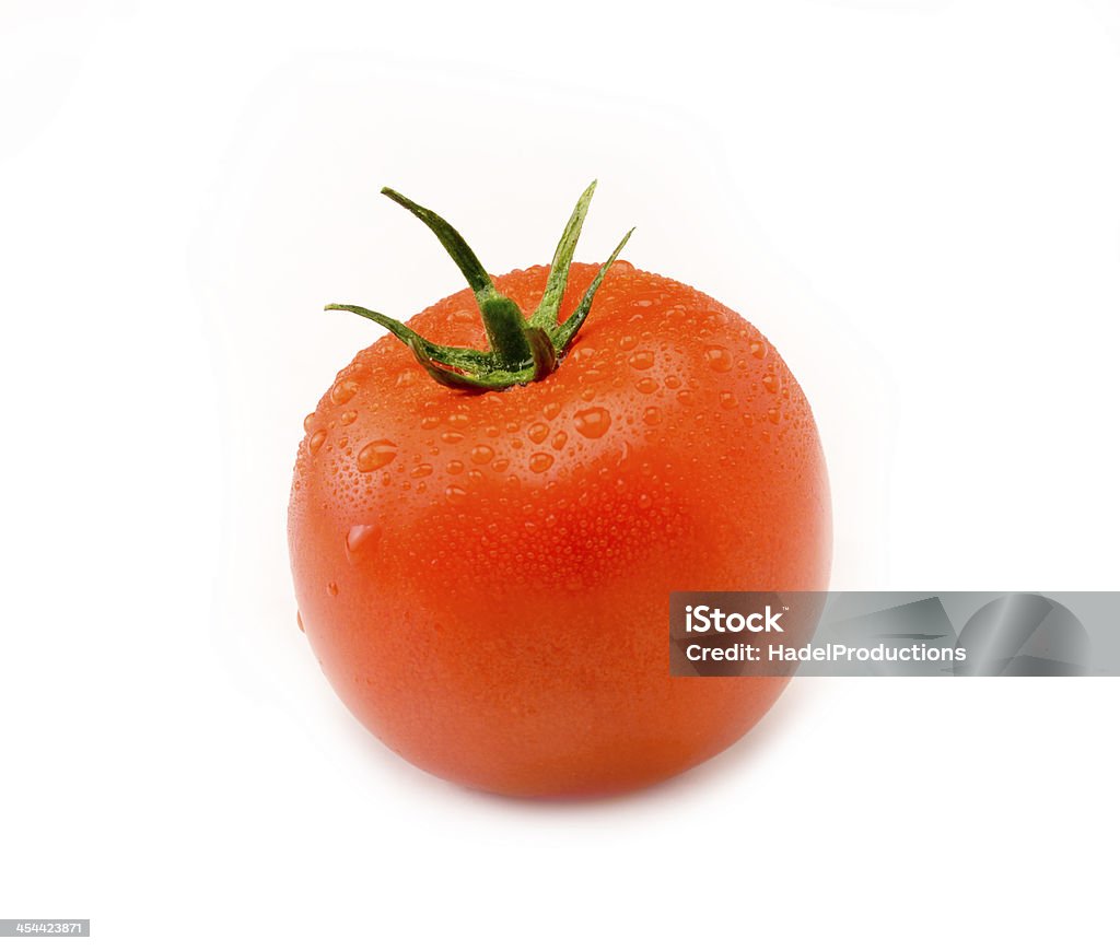Jugoso aislado tomate - Foto de stock de Alimento libre de derechos