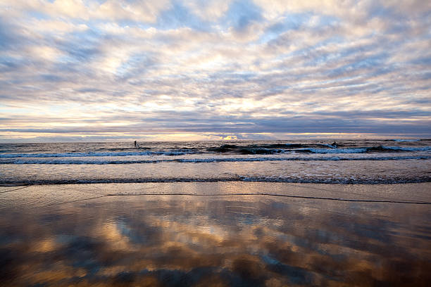 Puesta de sol de California - foto de stock