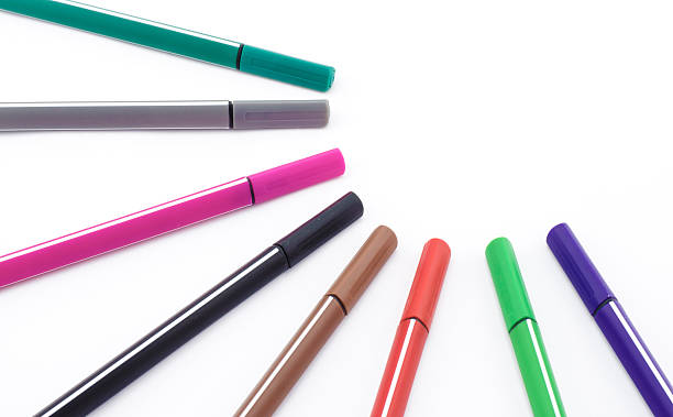 istock colorful pen isolated on white 454924429