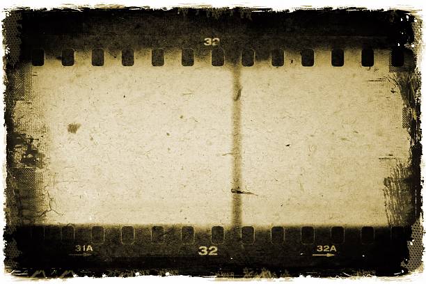 istock Vintage film strip frame 454932643