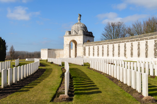 War graves at Tyne Cot cemetery