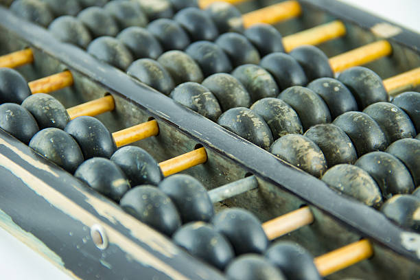 istock Old wooden abacus 454934223