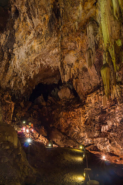 istock Wonder Cave Interior with Stalactites and Stalagmites 5 454937325