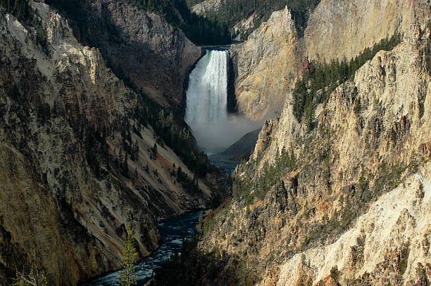 istock Waterfall at Yellowstone Grand Canyon 454938087