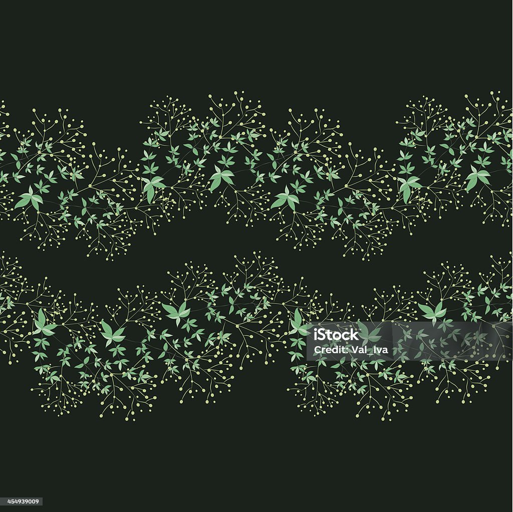 wreath of leaves Seamless texture with wreath of small leaves on dark green background. Backgrounds stock vector