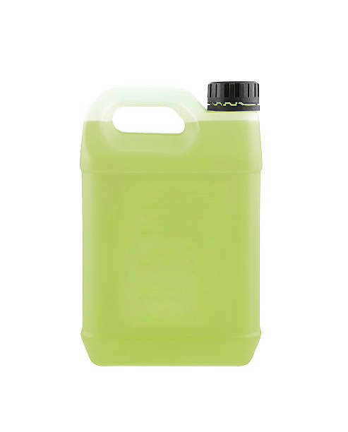 istock Green jerrycan isolated on white 454942771