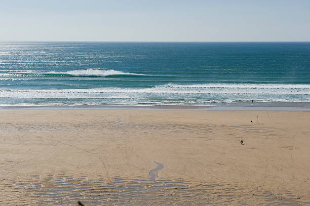 istock Waves on a Cornish beach, United Kingdom. 454944587