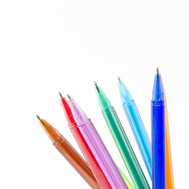 istock colorful pens isolated on white 454946315