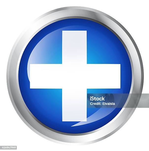 Crosssymbol Stockfoto und mehr Bilder von Bedienungsknopf - Bedienungsknopf, Benefiz-Veranstaltung, Blau