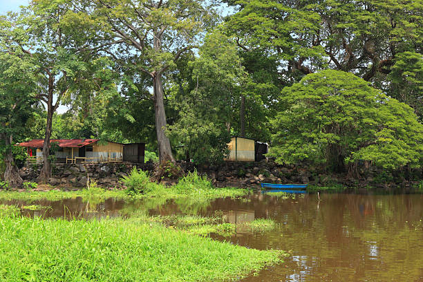 istock village on the shore 454954819
