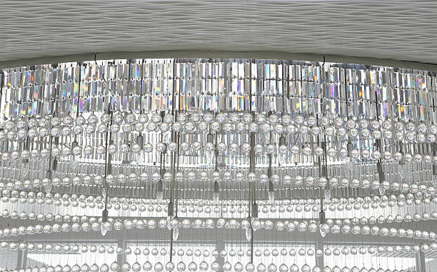 istock Crystal of modern Chandelier 454959443