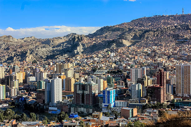 istock Top view of La Paz, Bolivia 454963563
