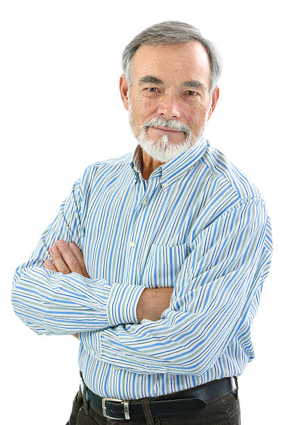 istock Portrait of handsome senior man 454965561