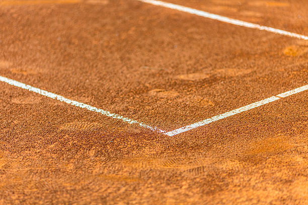 istock Empty tennis court at seaside Mediterranean resort 454967583