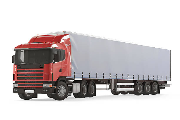 istock Cargo delivery vehicle truck 454968637