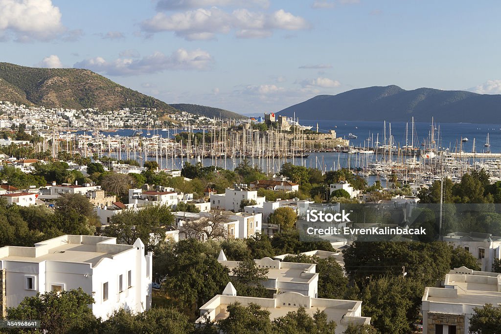 Bodrum Bodrum Town and Castle in Turkey Aegean Sea Stock Photo