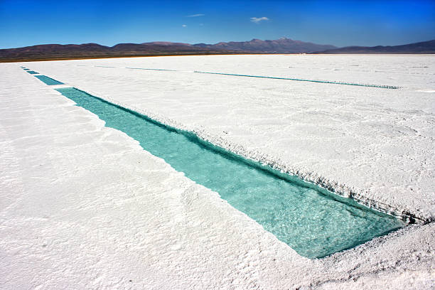 A huge salt field in the north of Argentina