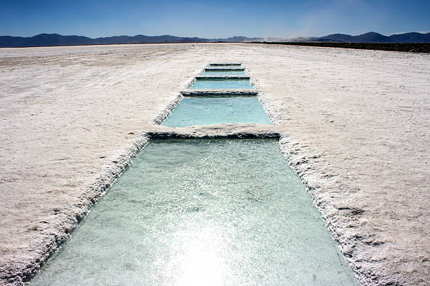 A huge salt field in the north of Argentina