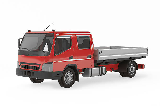 istock Cargo delivery vehicle. Tipping lorry 454969967