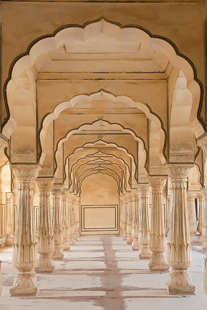 istock Arches at Amber Fort near Jaipur 454971043