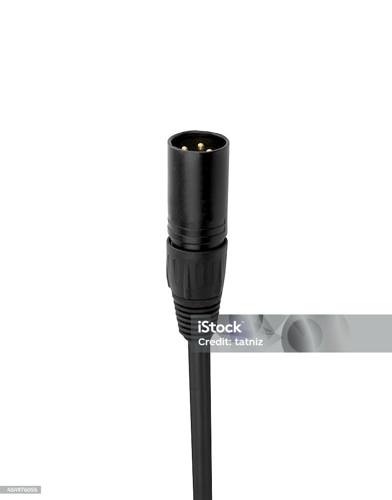 Wire plug isolated on white Close-up Stock Photo