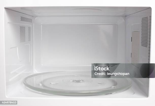 Microwave Oven Inside View Stock Photo - Download Image Now - Microwave, Indoors, Inside Of