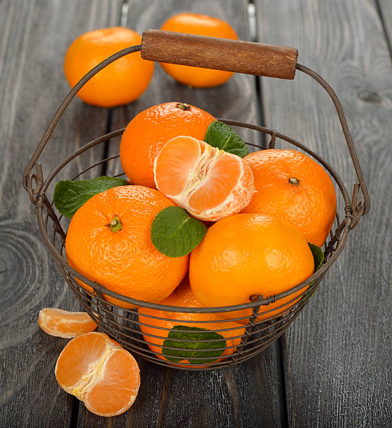 istock Mandarins in the basket 454978823
