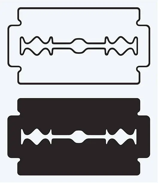 Vector illustration of Blade razor